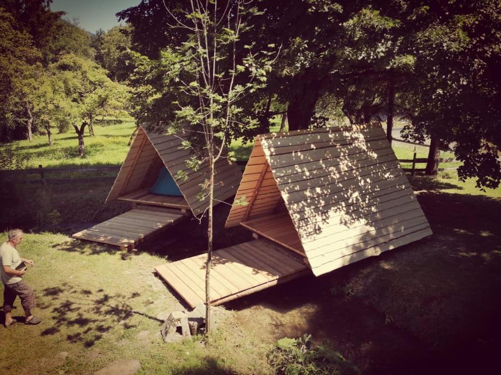 Hotel Kamp Na Otoku - Ljubno Ob Savinji Exterior foto